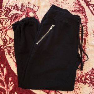 NY & Company black cropped joggers SZ XS
